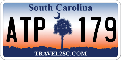 SC license plate ATP179