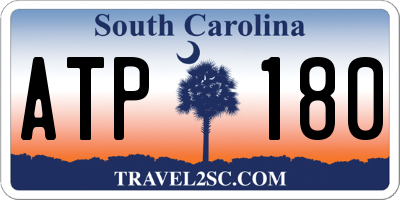 SC license plate ATP180