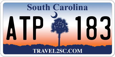 SC license plate ATP183
