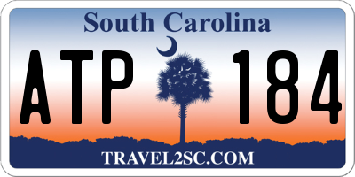 SC license plate ATP184