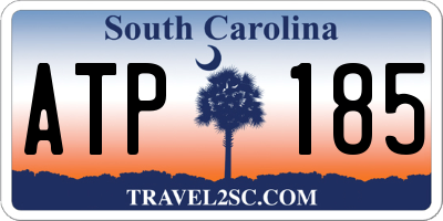 SC license plate ATP185