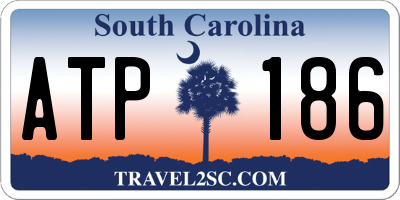SC license plate ATP186