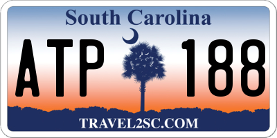 SC license plate ATP188