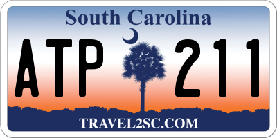 SC license plate ATP211