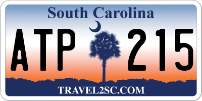 SC license plate ATP215