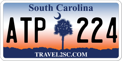 SC license plate ATP224