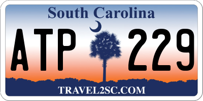 SC license plate ATP229
