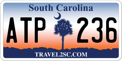 SC license plate ATP236