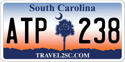 SC license plate ATP238