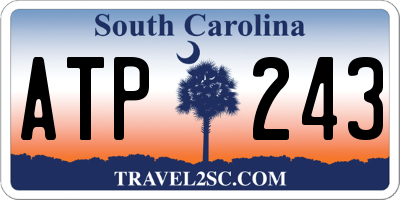 SC license plate ATP243
