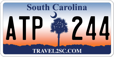 SC license plate ATP244