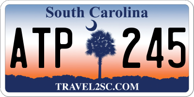 SC license plate ATP245