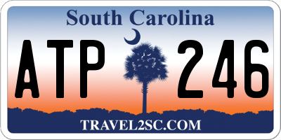 SC license plate ATP246