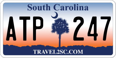 SC license plate ATP247