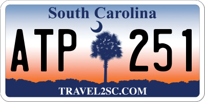 SC license plate ATP251