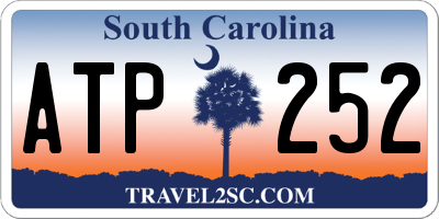 SC license plate ATP252