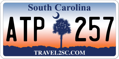 SC license plate ATP257