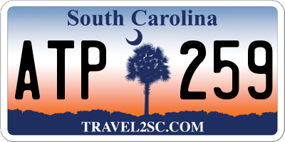 SC license plate ATP259