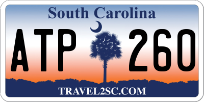 SC license plate ATP260