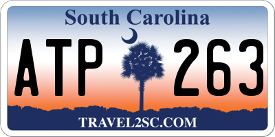 SC license plate ATP263