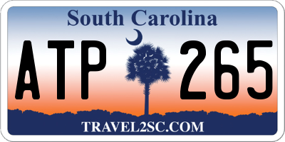 SC license plate ATP265