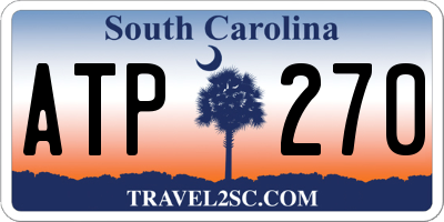 SC license plate ATP270