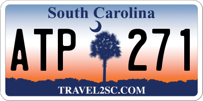 SC license plate ATP271