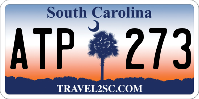 SC license plate ATP273