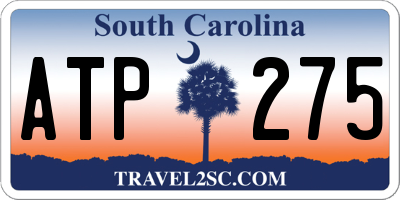 SC license plate ATP275