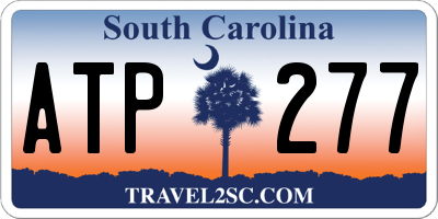 SC license plate ATP277