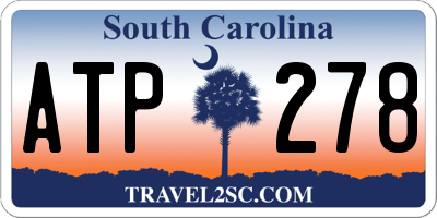 SC license plate ATP278