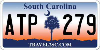 SC license plate ATP279
