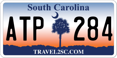 SC license plate ATP284