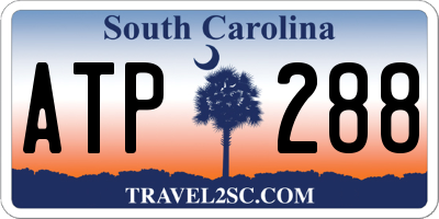 SC license plate ATP288