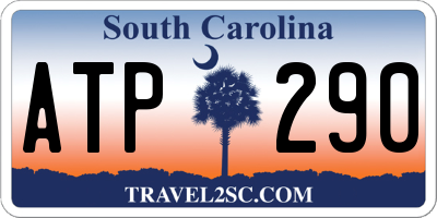 SC license plate ATP290