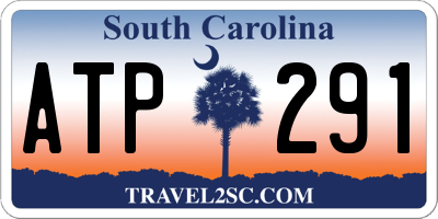 SC license plate ATP291