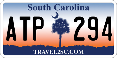 SC license plate ATP294