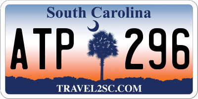 SC license plate ATP296
