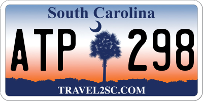 SC license plate ATP298