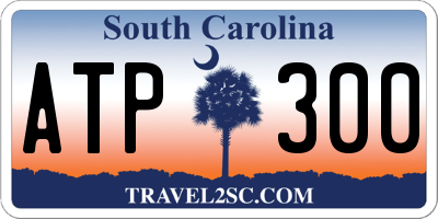 SC license plate ATP300
