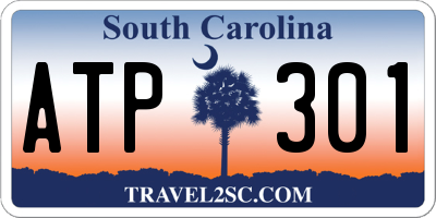 SC license plate ATP301