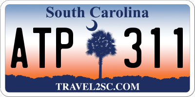 SC license plate ATP311