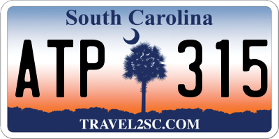 SC license plate ATP315