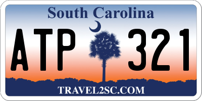 SC license plate ATP321