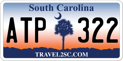 SC license plate ATP322