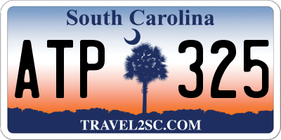 SC license plate ATP325
