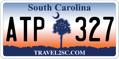 SC license plate ATP327