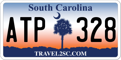 SC license plate ATP328