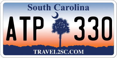 SC license plate ATP330