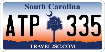 SC license plate ATP335